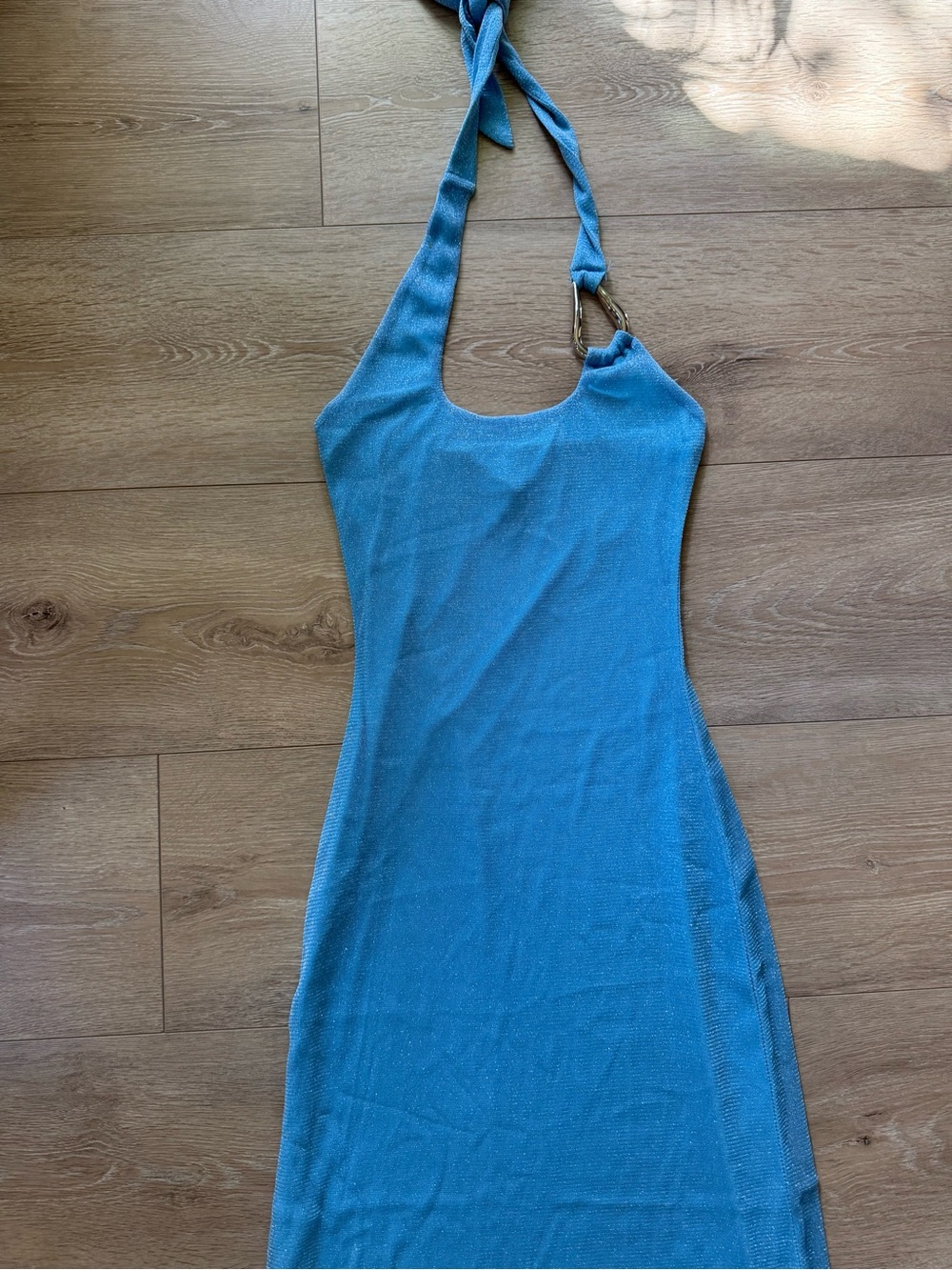 Princess Polly Merrielle Maxi Halter Knit Dress with Ring Detail